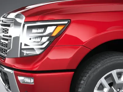 Nissan Titan SingleCab 2021 3D model