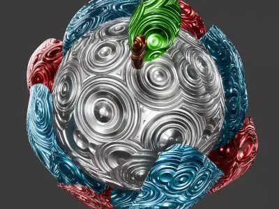 Ornamental Sphere 3D Model 3D model