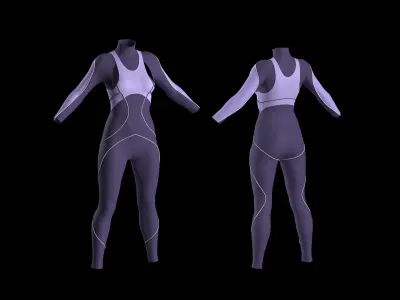 4 SPORT OUTFIT 3D model