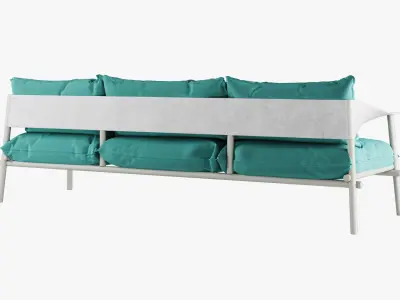 Terramare Three Seats Sofa 3D model