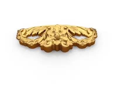 Classic decor ornament 319 3D model