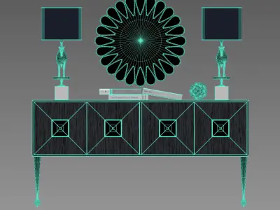 Jonathan Adler Consoles 3D model