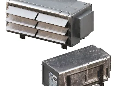 Chiller Low-poly 3D model