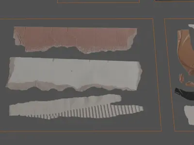 Cardboard and Cute Sticky Notes Set and seamless texture tiles Texture