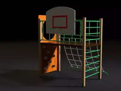 Sports complex 28 3D model
