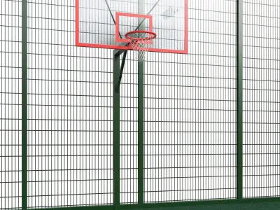 Basketball Field 3D model