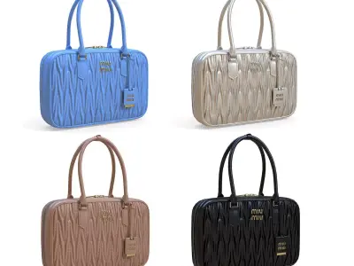 Miu Miu Matelasse Nappa Leather Bag 3D Model Pack