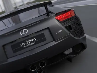 2012 LEXUS LFA LE Nurburgring Edition 3D Model Animated PBR  3D model