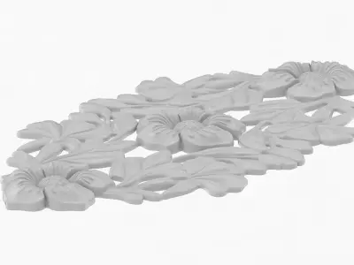 Cartouche Ornament 011 3D model