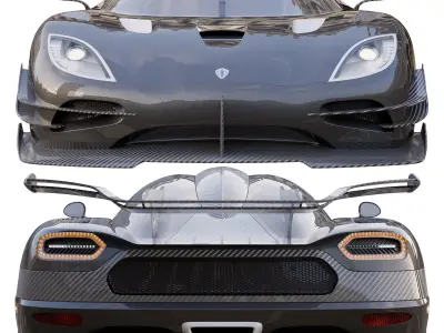 Koenigsegg One 1 3D model