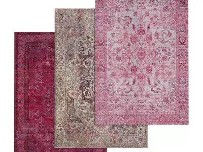 Rug Set 481 3D model