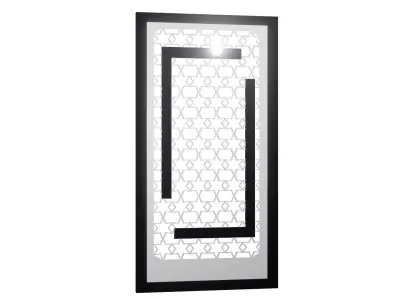 Door Security Screen six 2 3D model