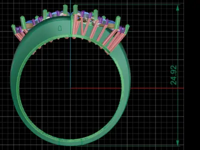 jewelry ring 218 3D print model