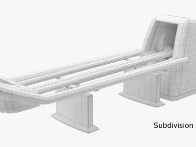 Bowling Return 3D model