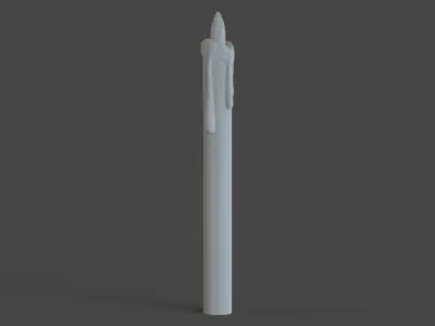 Candle styrofoam 3D print model