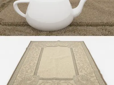 Rugs No 10 Low-poly 3D model