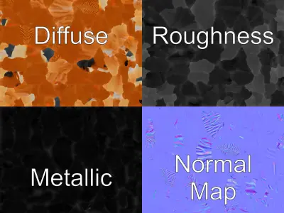 Realistic Horse Sculpture 3D model pack Low-poly 3D model