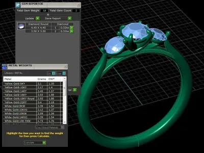Jewelry Rings NINE RINGS 026 3D print model
