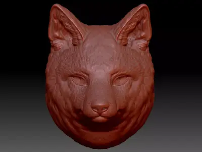 Fox Head 3D print model purchase