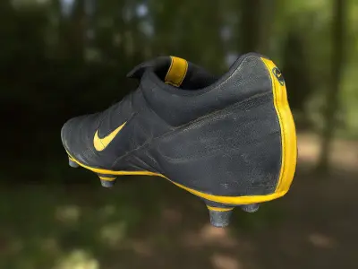 Soccer shoe low poly 3D model Low-poly 3D model