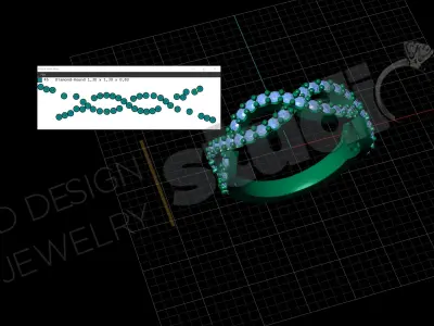 Ring luxury design model 3D print model