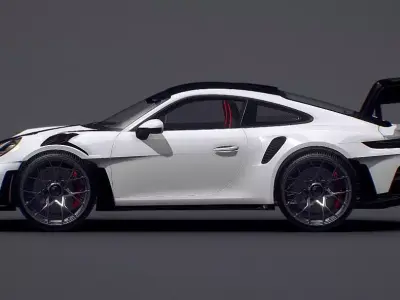 Porsche GT3 RS 3D model by coolme10419