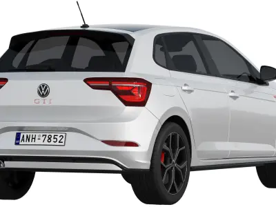 Volkswagen Polo GTI 2022 3D model