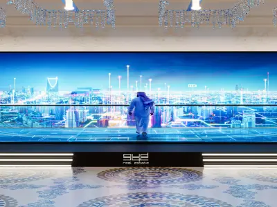 stage with hall  3D model