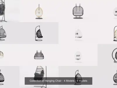 Collection of Hanging Chair - 4 Models
