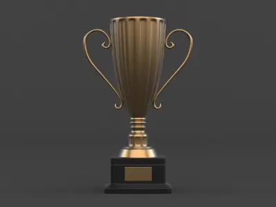 Trophy Cup 3D model 28