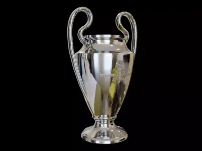 Champions League Cup Free low-poly 3D model