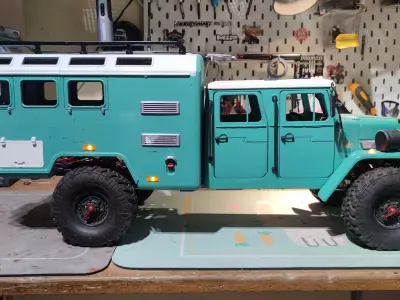 Crawler 4320 DC Expedition Cab - 1-10 RC body attachment 3D print model