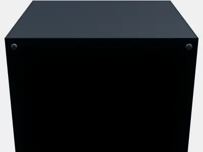 PALLRA Mini chest with 3 drawers 3D model