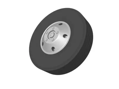 Wheel car - High poly for bakes and renders 3D model