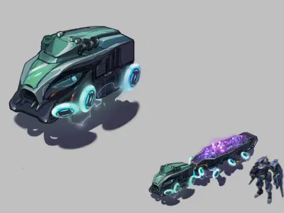 Running business - front 3D model