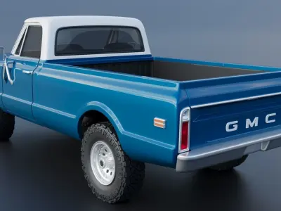 GMC Pickup 1970  3D print model