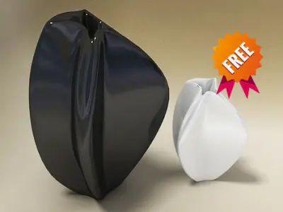 Flow Plant pot Serralunga Free 3D model