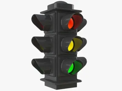 Traffic Light 3D model