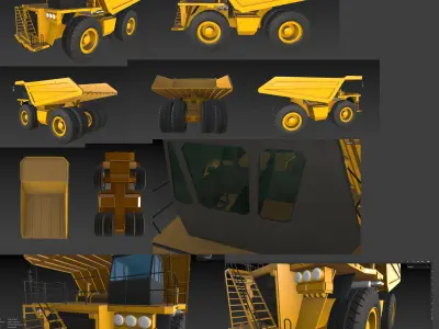 Mining Dump Truck 3D model