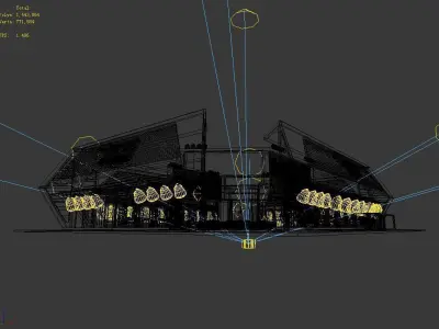 Exhibition - Area - 24X29-3DMAX2009-01 3D model