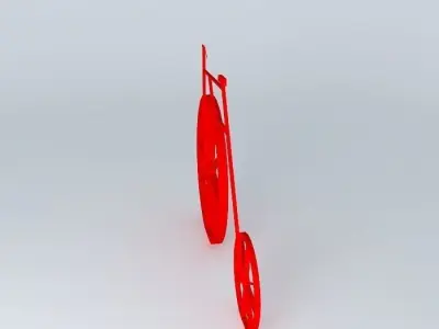 ornament decorative object bicycles Free 3D model