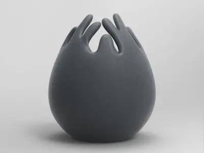 flower vase decor  3D print model