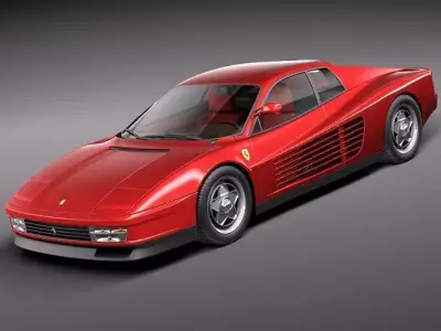 Ferrari Testarossa 1984-1990 3D model