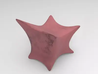 Nuha Chair Low-poly 3D model