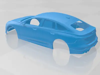 Audi A6 Sportback e-tron 2025 - Body Car STL Model 3D print model