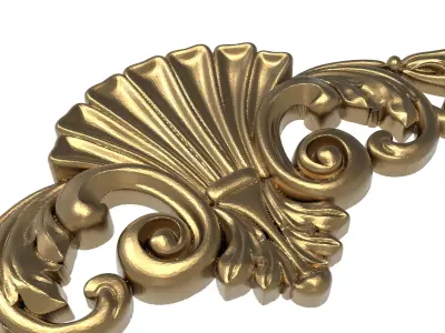  decorative pattern ready for 3D printing 3D model 350
