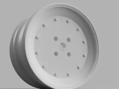 FREE HEX 12MM D52mm RC Wheels SSR MK1 with and without tires Free 3D print model