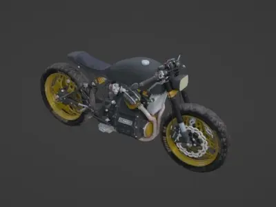 BIKE RIGGED 3D model