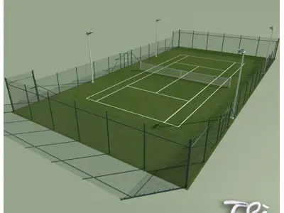 TENNIS COURT 3D model