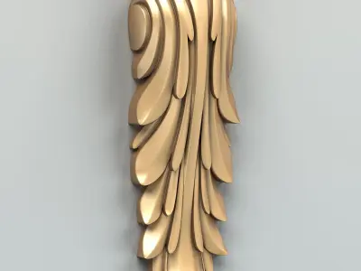 Decor vertical 018 3D model